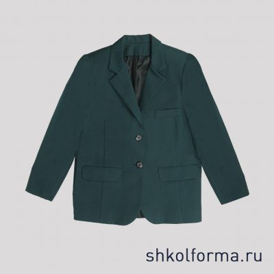 пиджак-на-девочку-школьный-зеленый