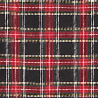 черно-красная шотландка ткань